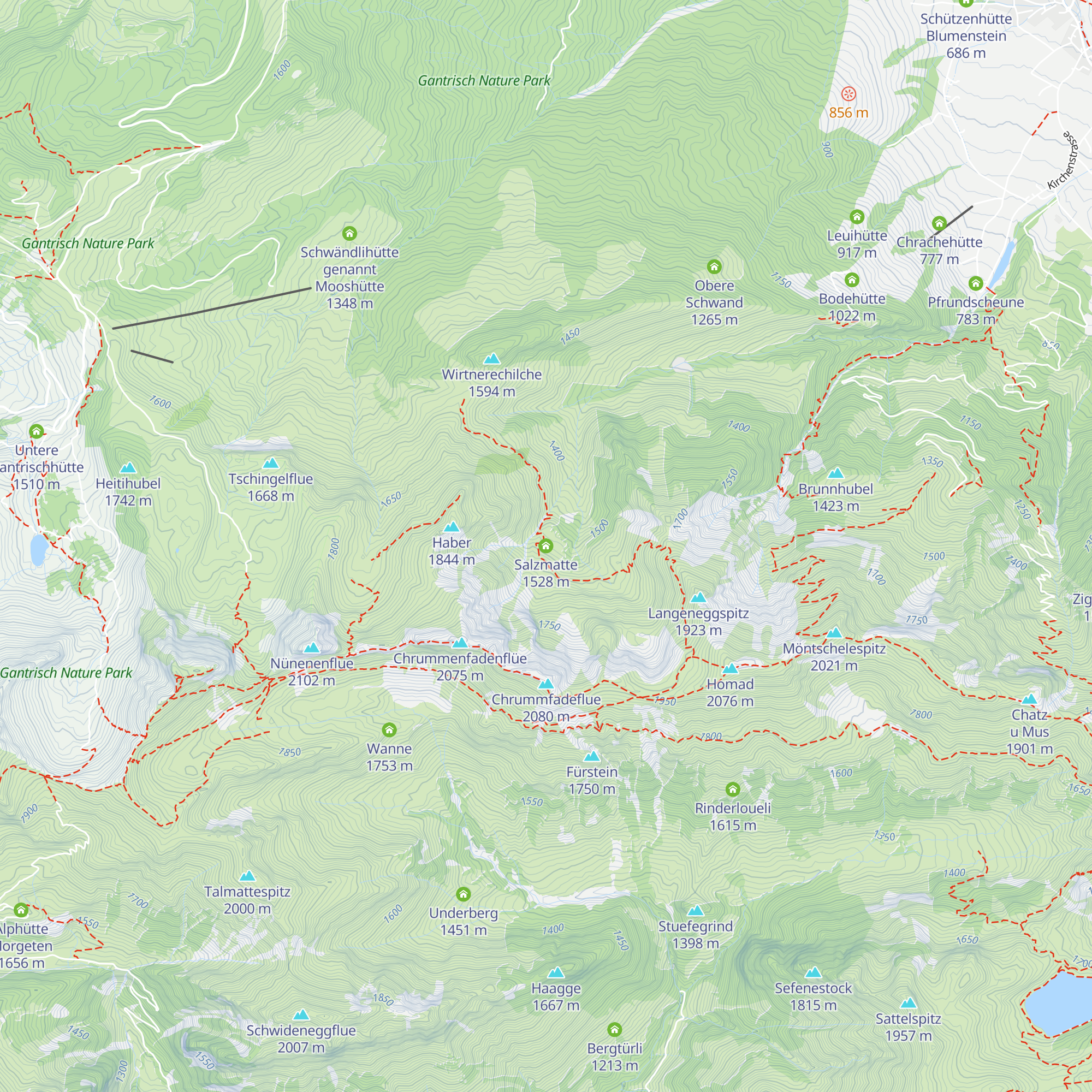 Salzmatte map