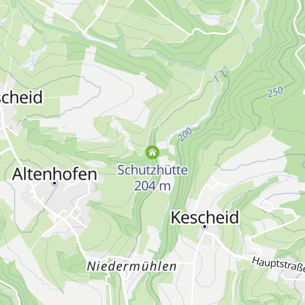 Map of Schutzhütte