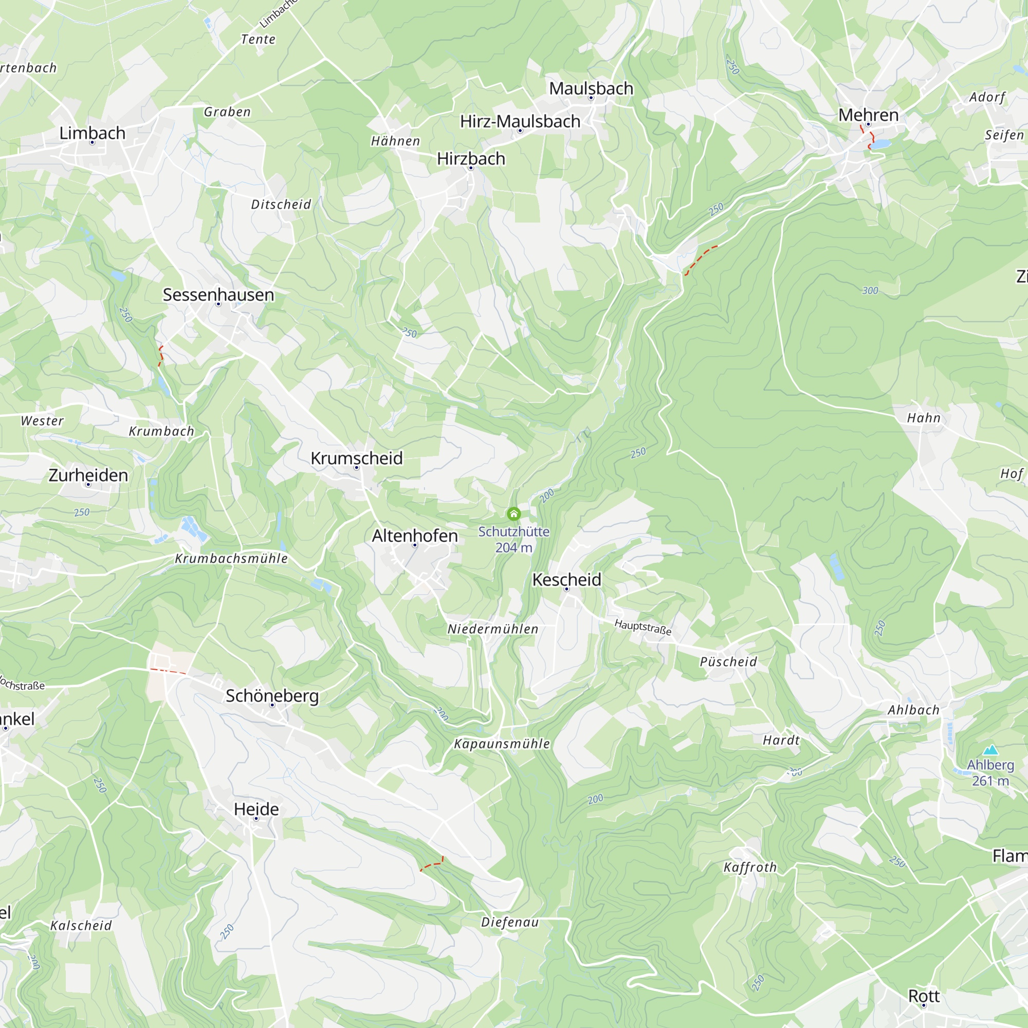 Schutzhütte map