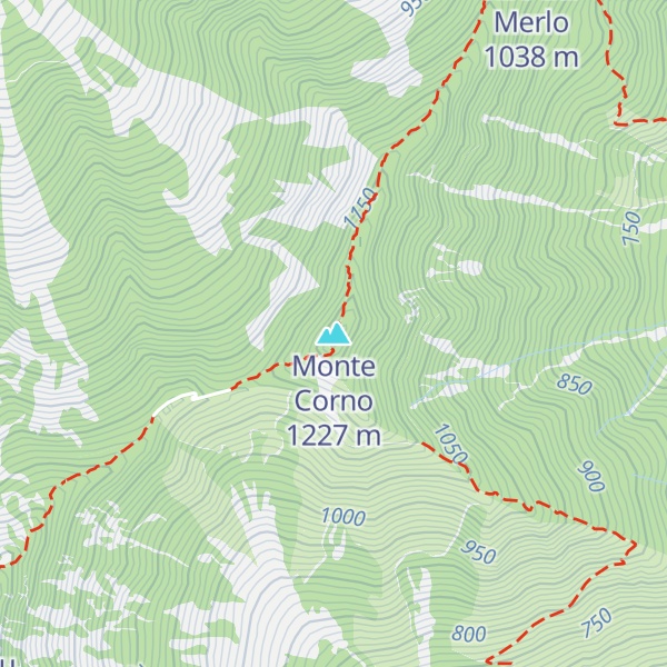 Map of Monte Corno