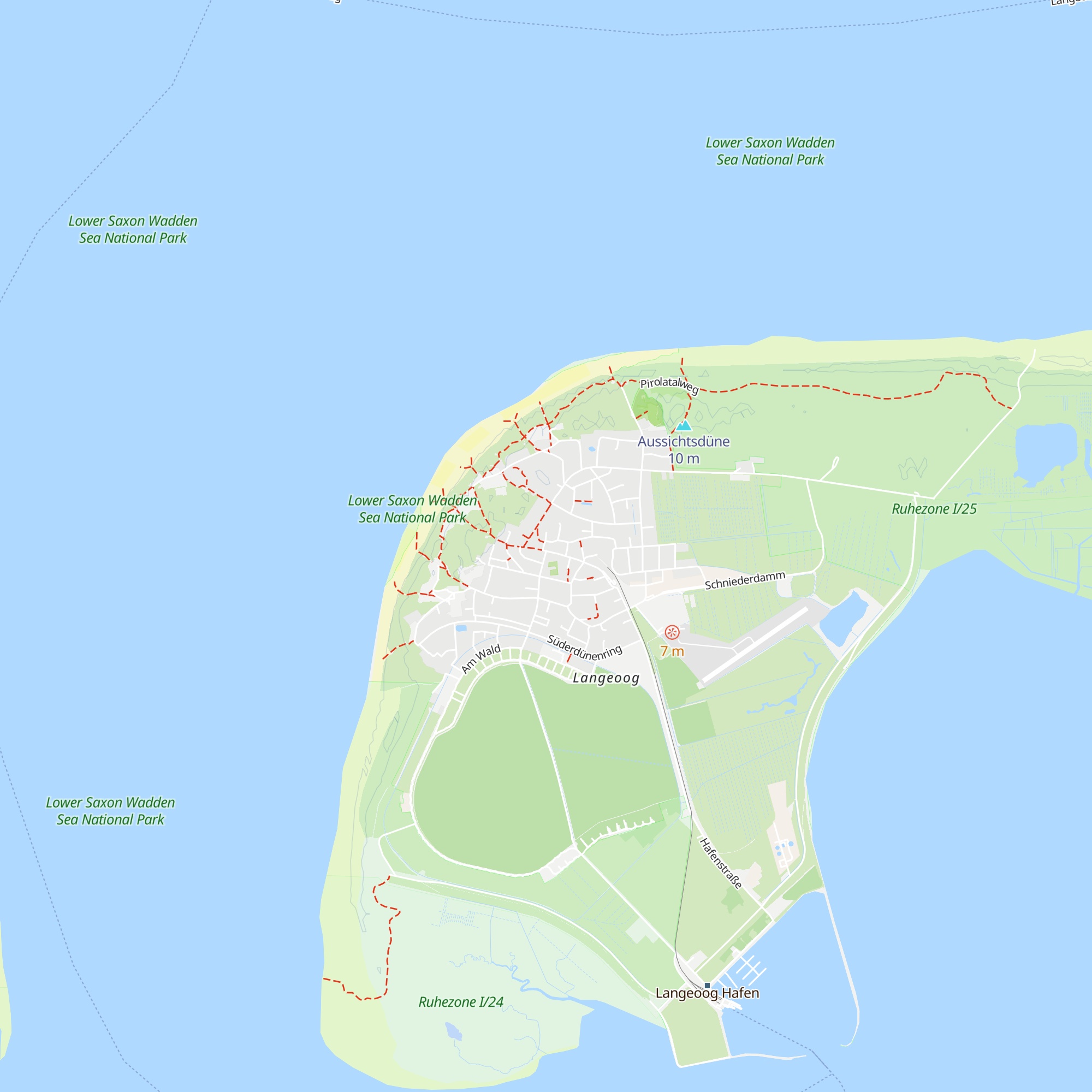 Town Hall map