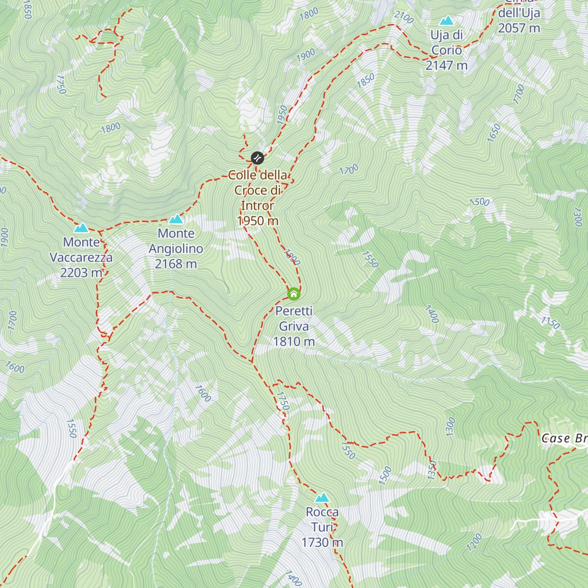 Peretti Griva map
