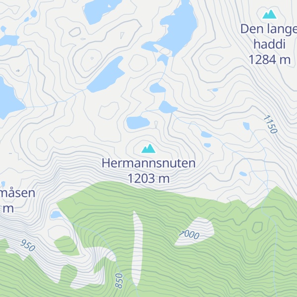 Map of Hermannsnuten