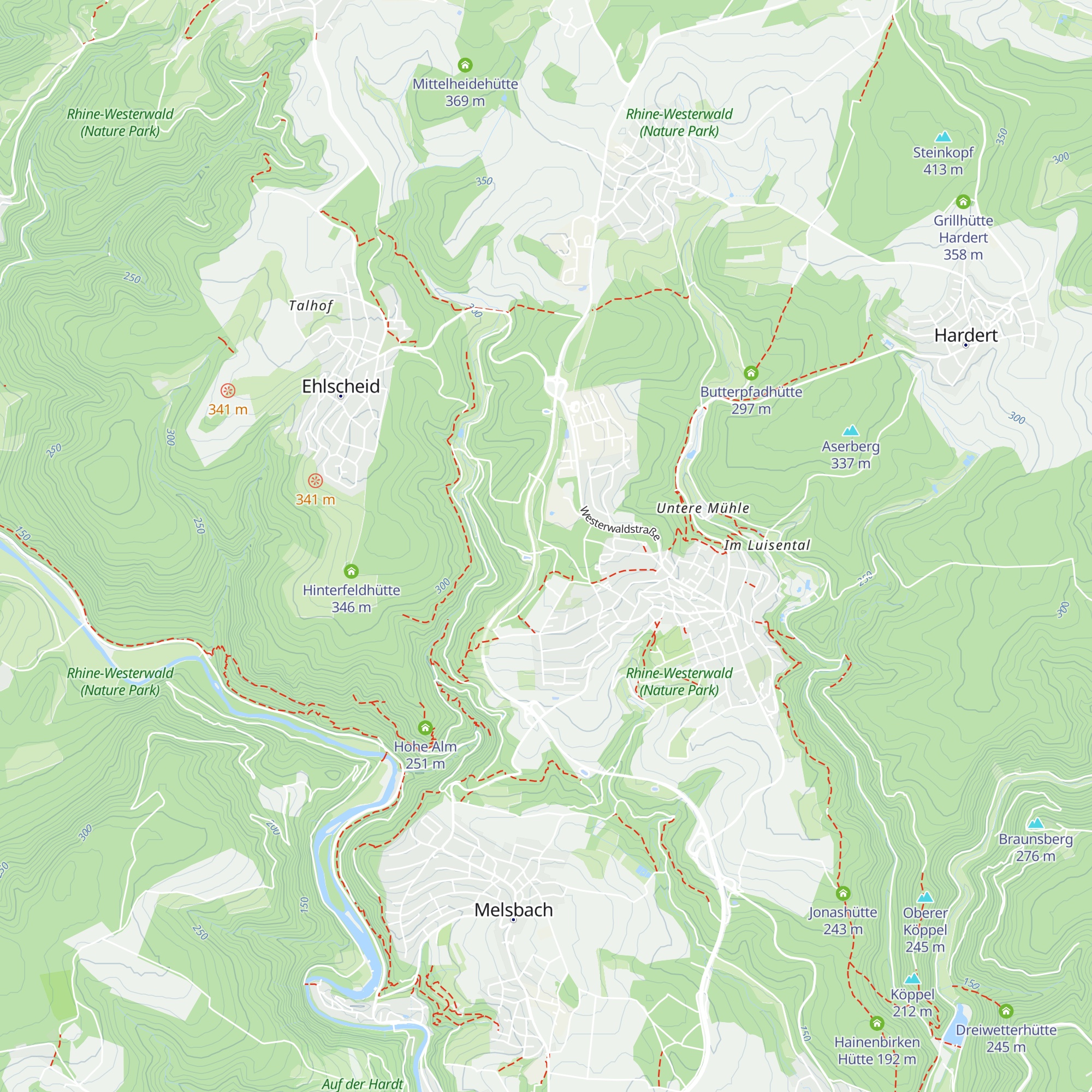 Grillhütte Rengsdorf map