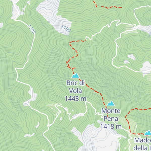 Map of Bric di Vola
