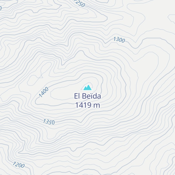 Map of El Beïda