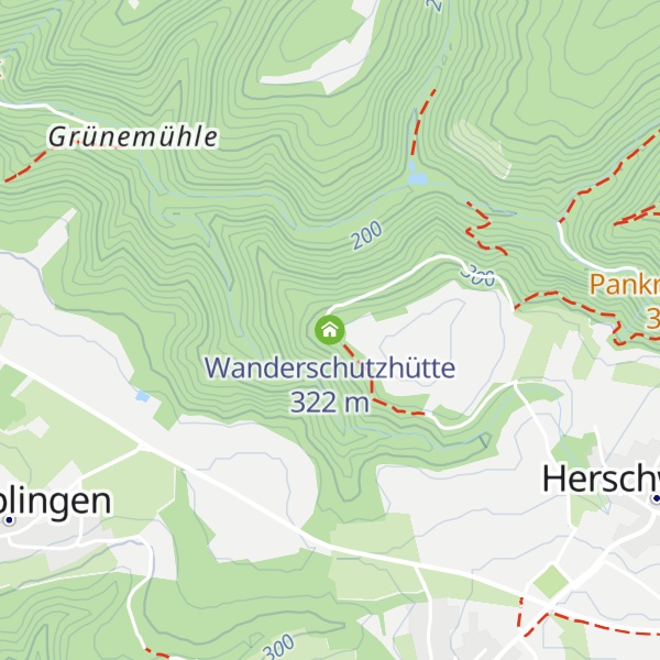 Map of Wanderschutzhütte