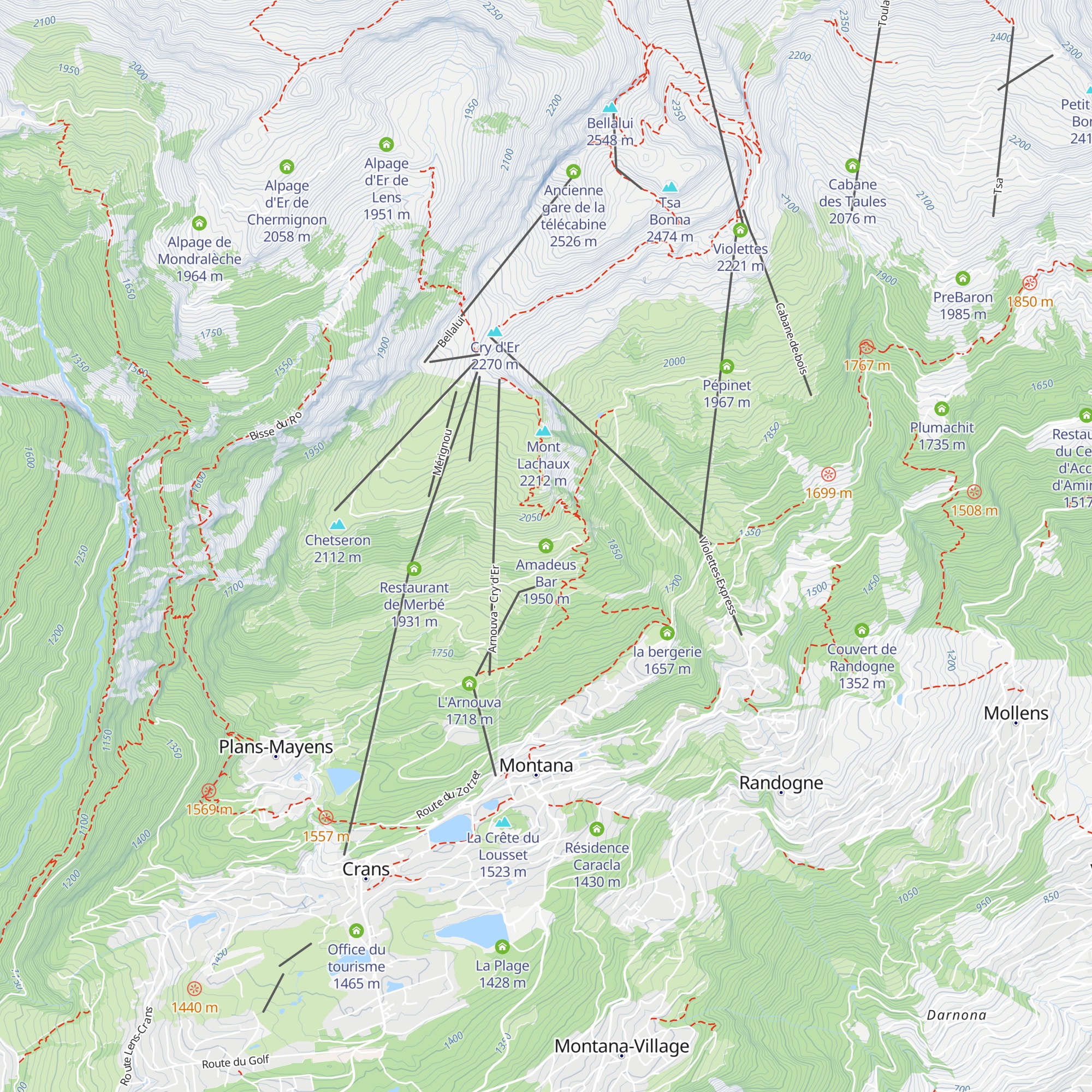 Amadeus Bar map