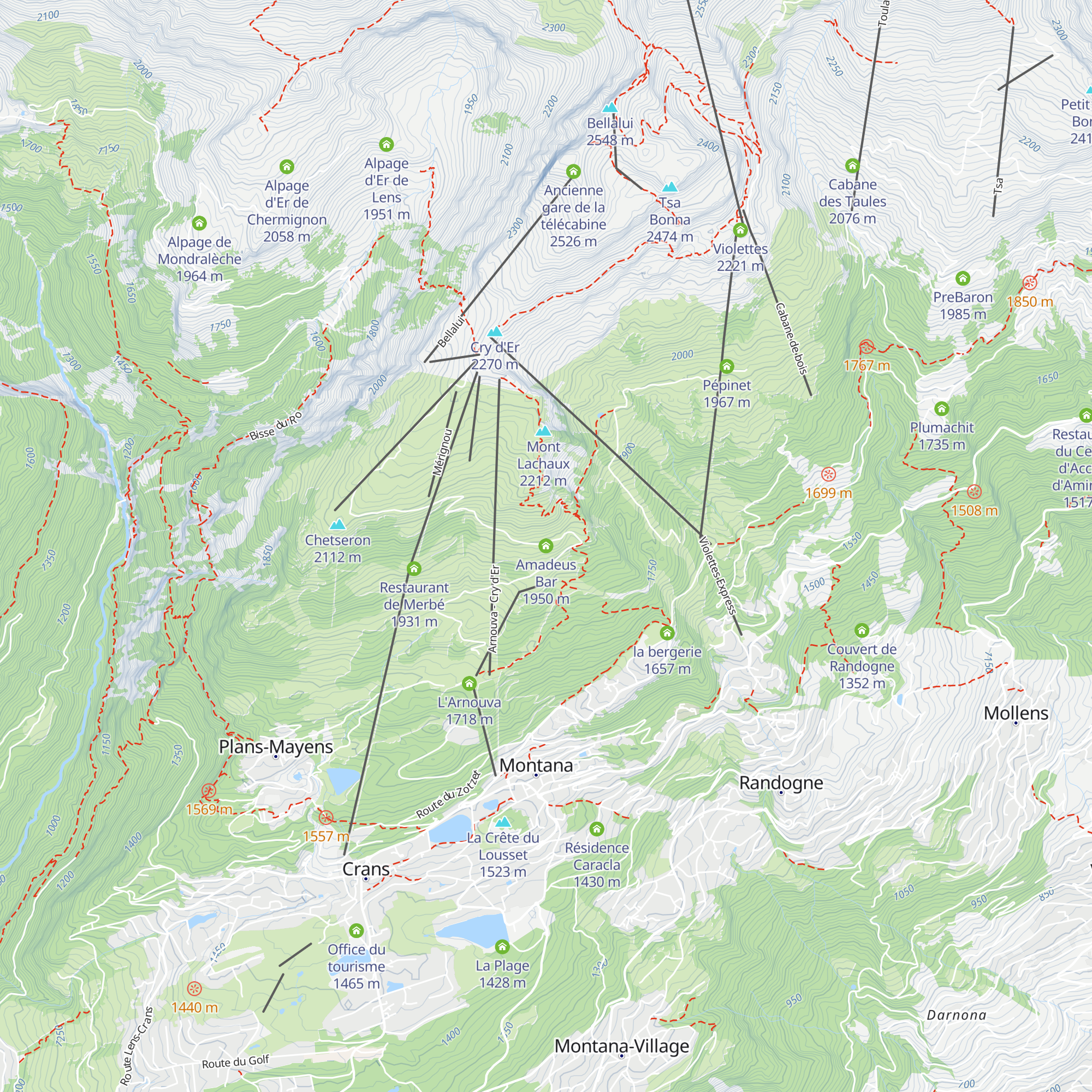 Amadeus Bar map