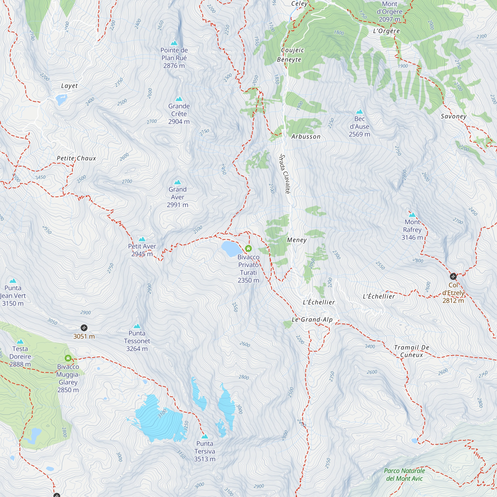 Bivacco Privato Turati map