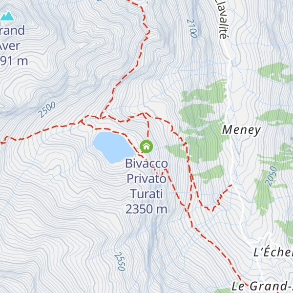 Map of Bivacco Privato Turati