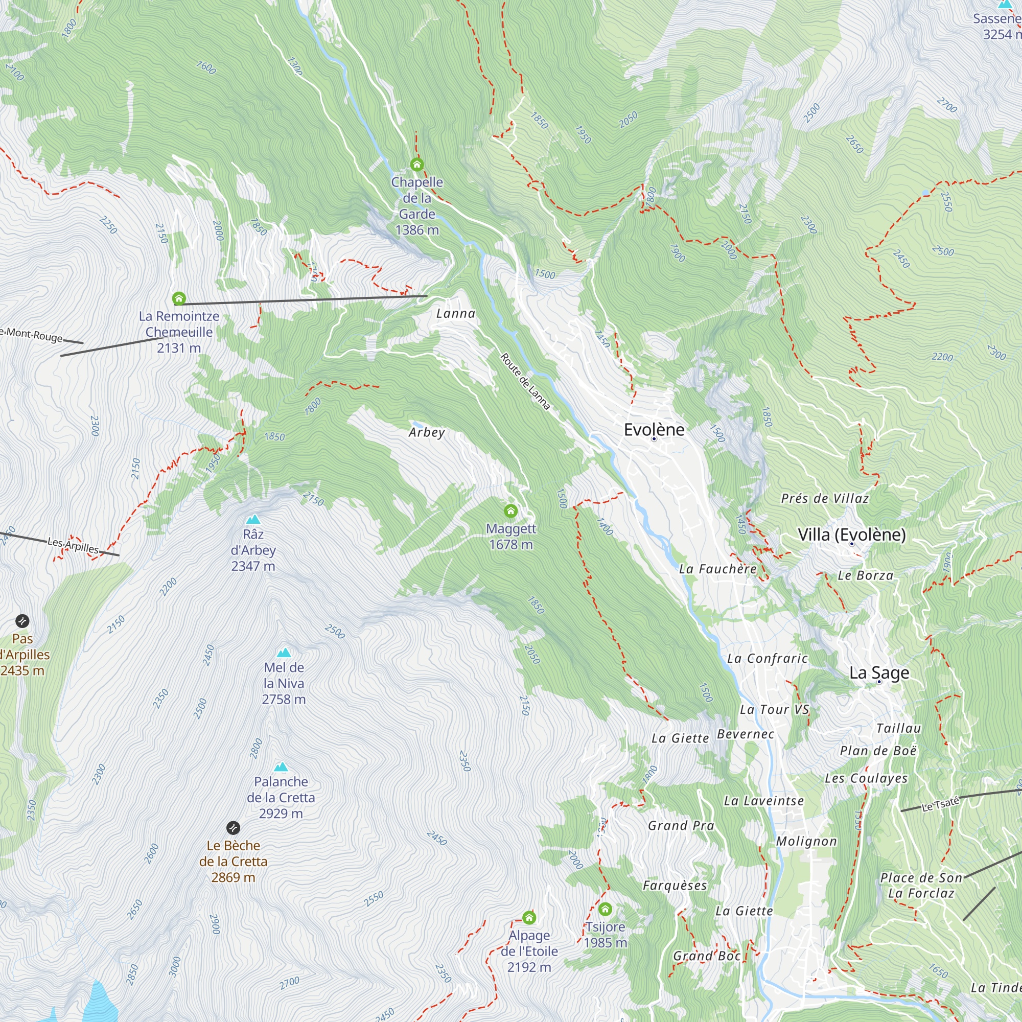 Maggett map