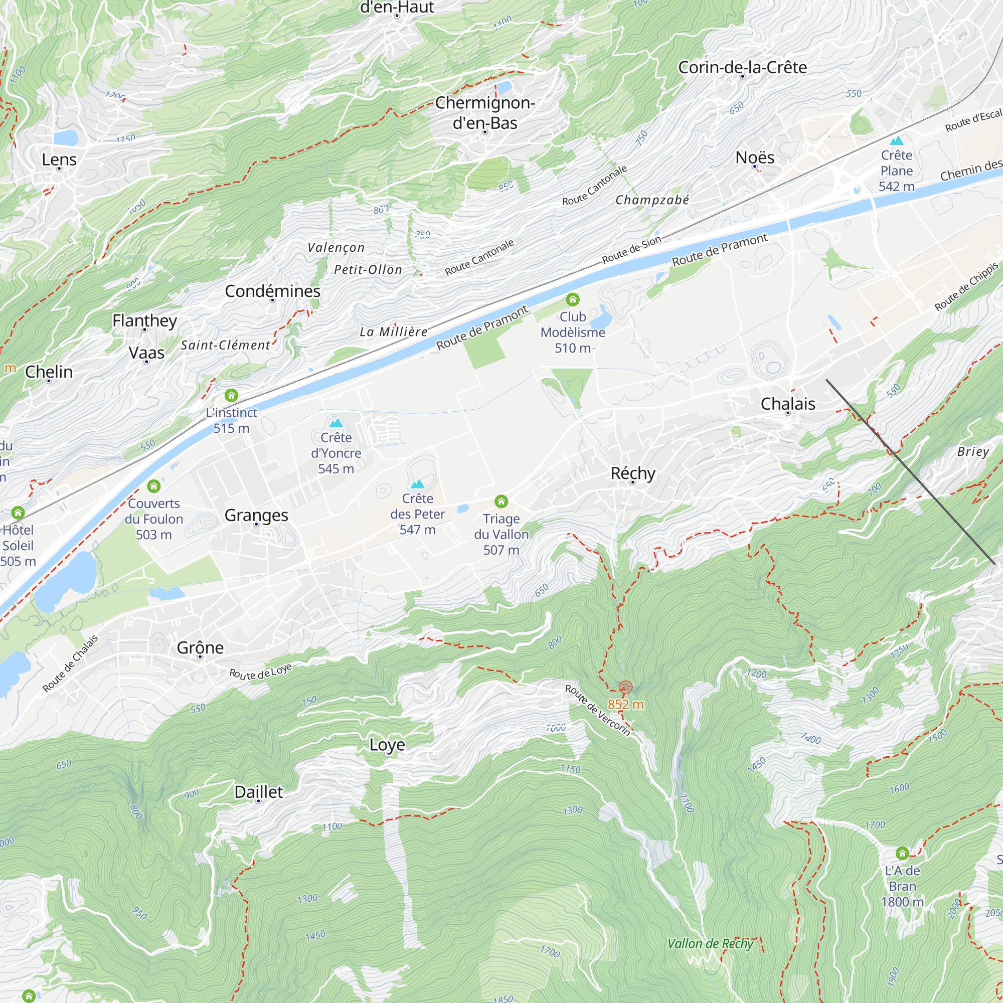 Triage du Vallon map