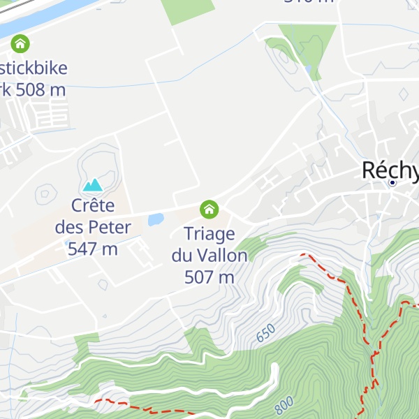 Map of Triage du Vallon