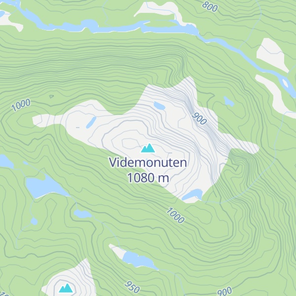Map of Videmonuten