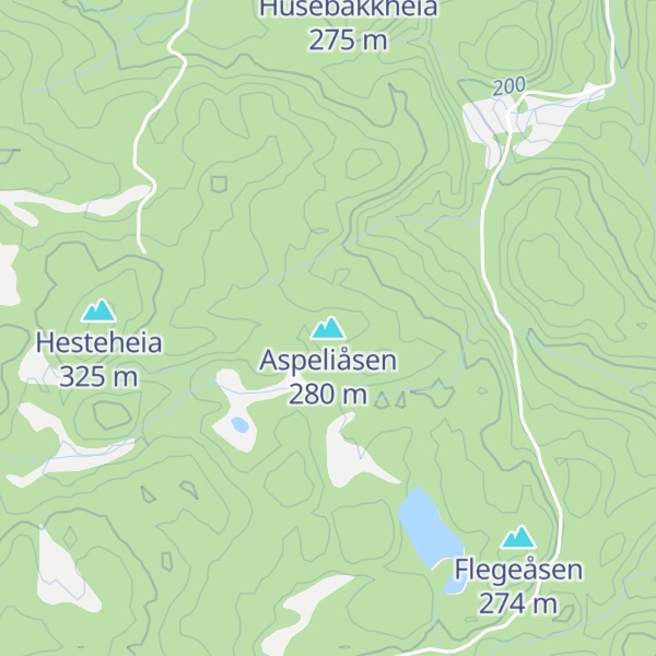 Map of Aspeliåsen