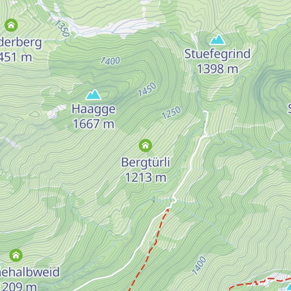 Map of Bergtürli