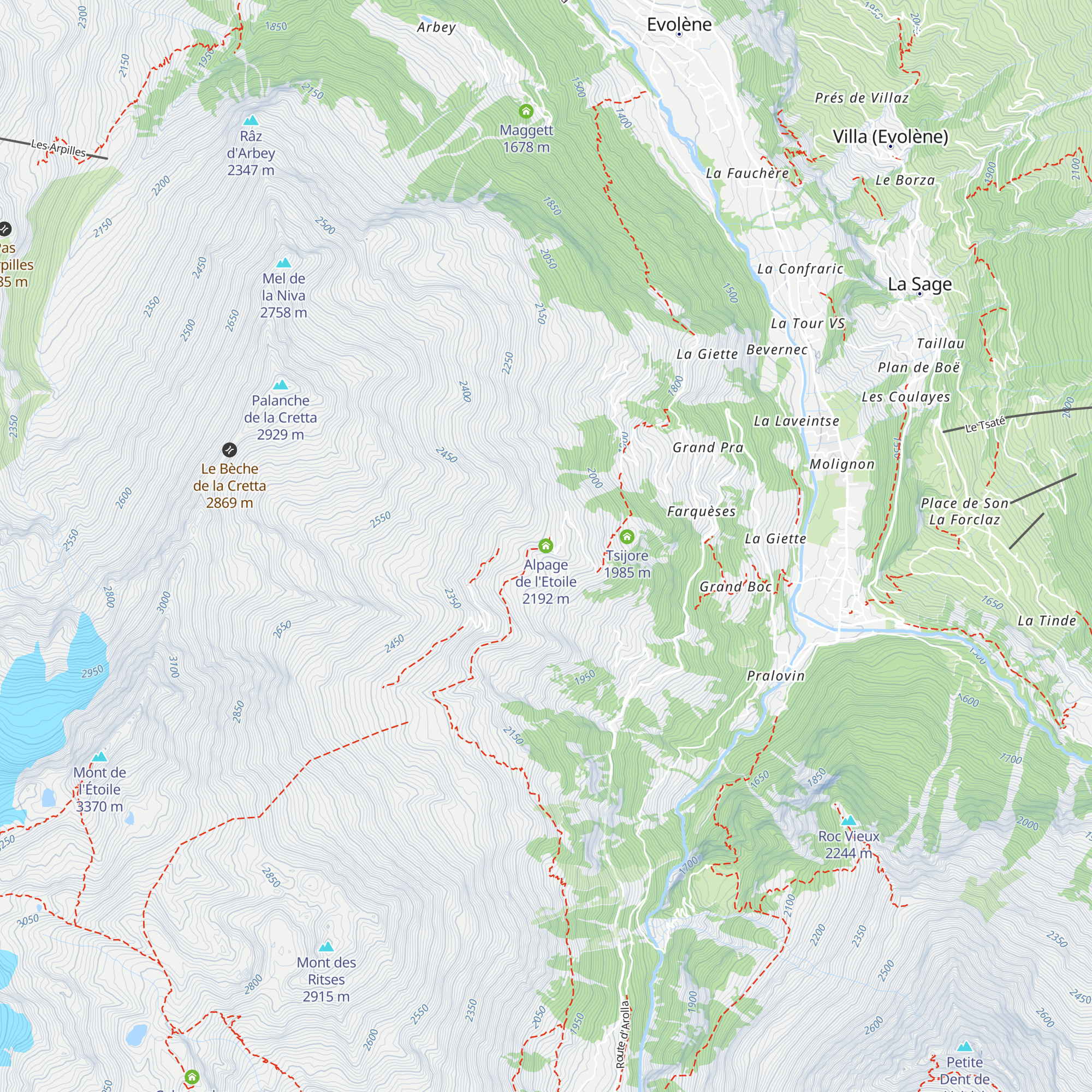 Alpage de l'Etoile map