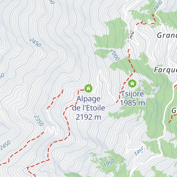 Map of Alpage de l'Etoile