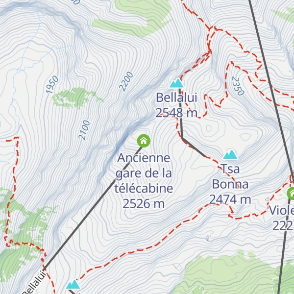 Map of Ancienne gare du téléphérique