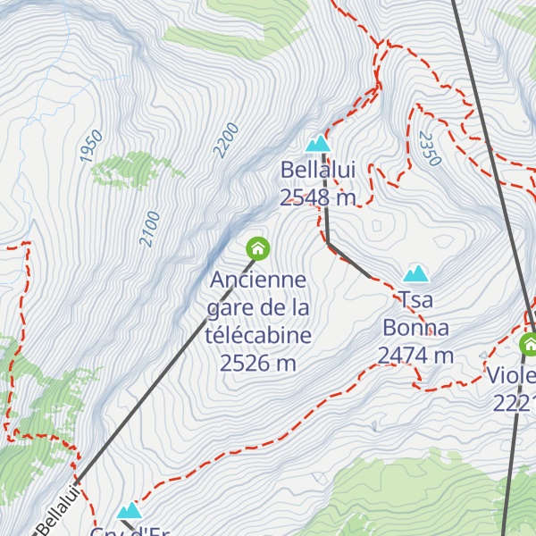 Map of Bella Lui
