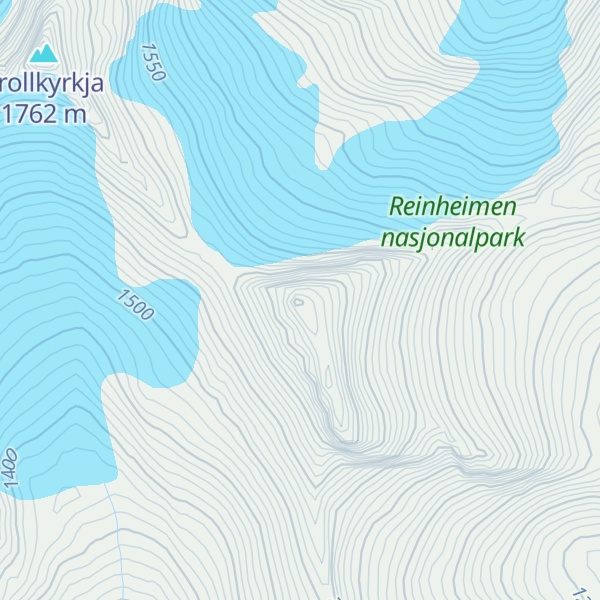 Map of Trollkyrkja Sørøst