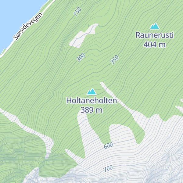 Map of Holtaneholten