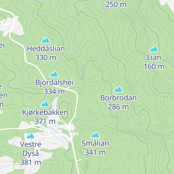 Map of Krossdalshei