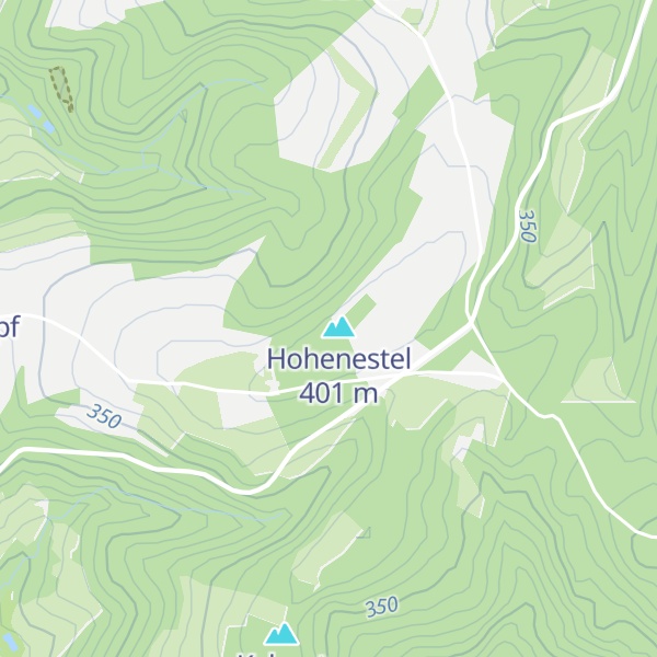 Map of Hohenestel-Hütte