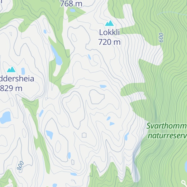 Map of Ramnefjellet