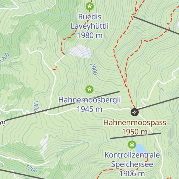 Map of Hahnemoosbergli