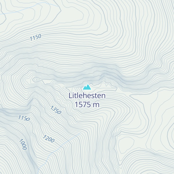 Map of Litlehesten