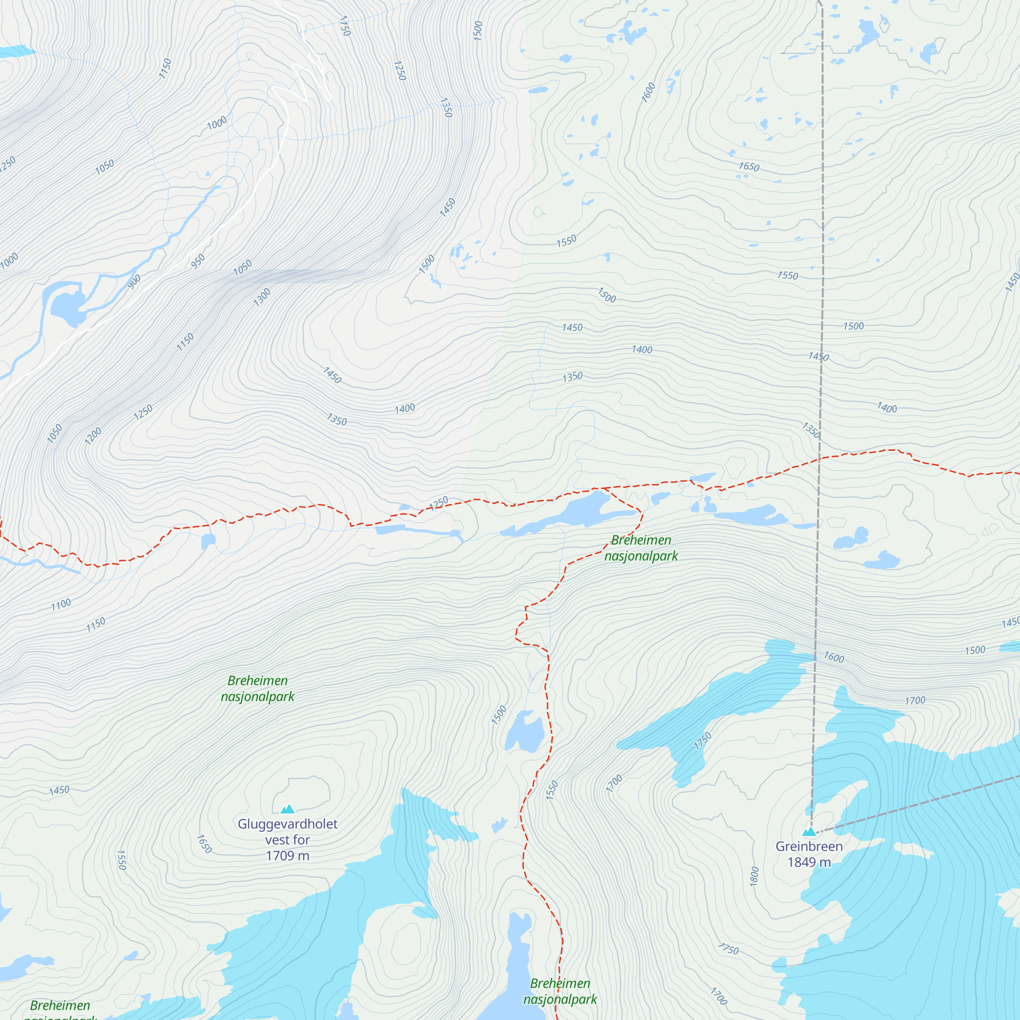 Sprongdalshytta map