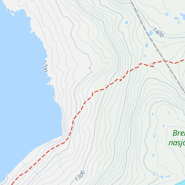 Map of Styggevasshytta