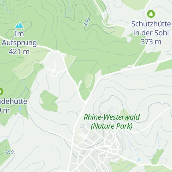 Map of Grillhütte Bonefeld