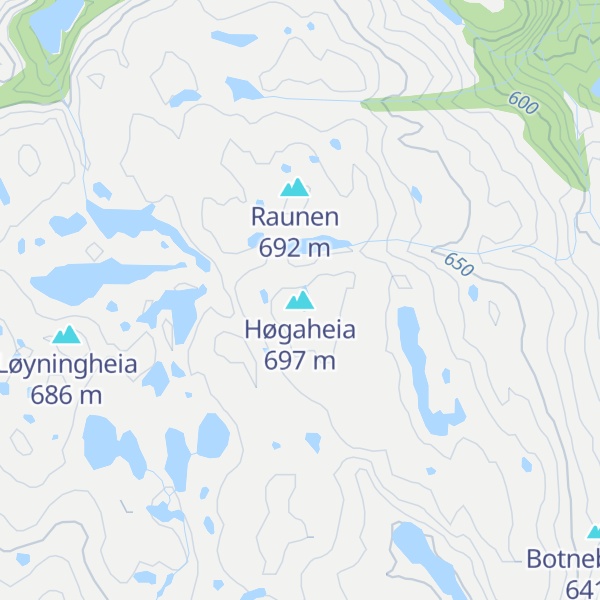 Map of Høgaheia