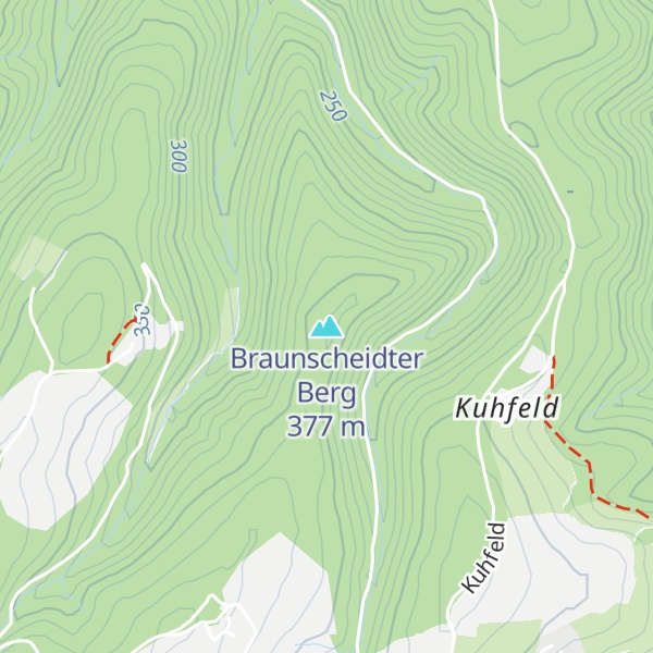 Map of Braunscheidter Berg