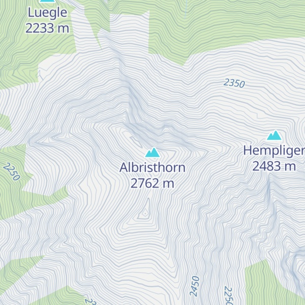 Map of Albristhorn