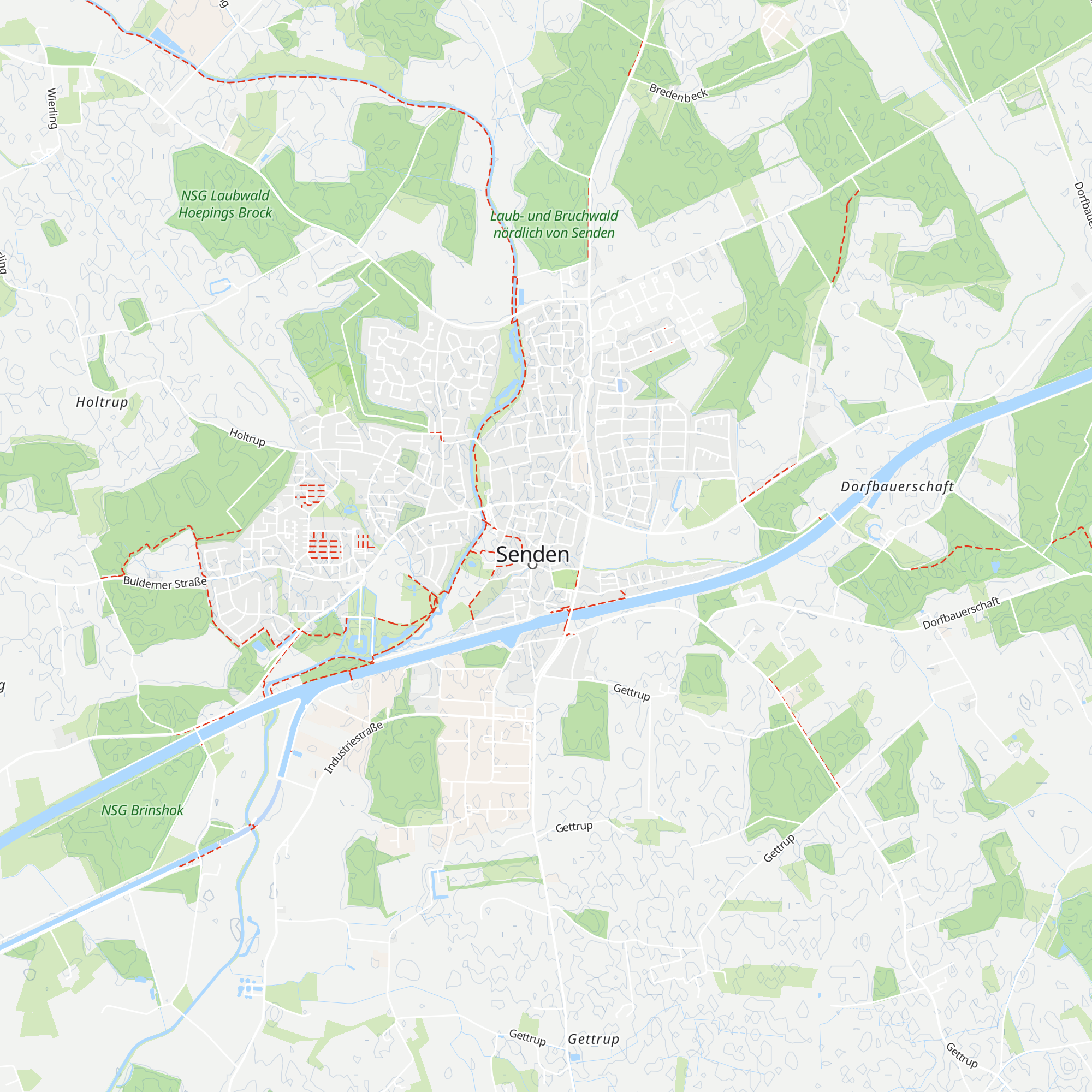 Tourist-Information Senden map