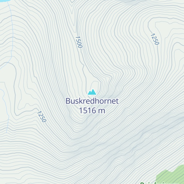 Map of Buskredhornet