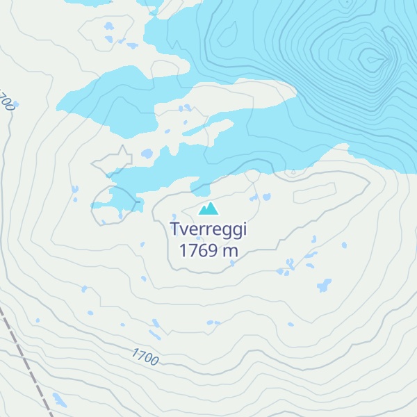 Map of Tverreggi