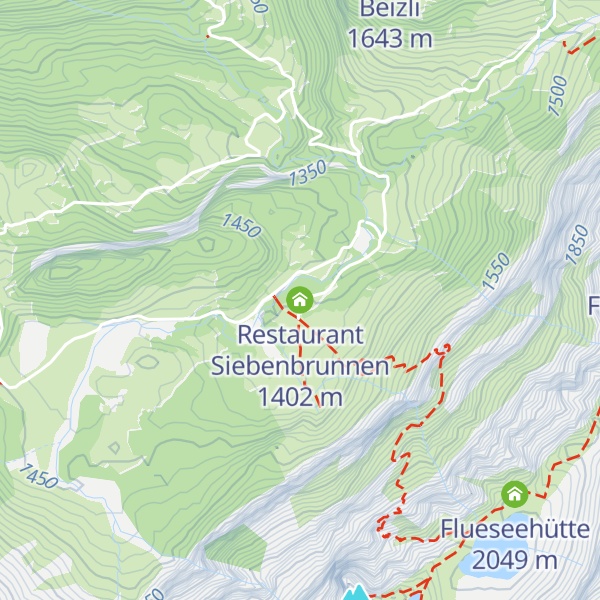 Map of Restaurant Siebenbrunnen