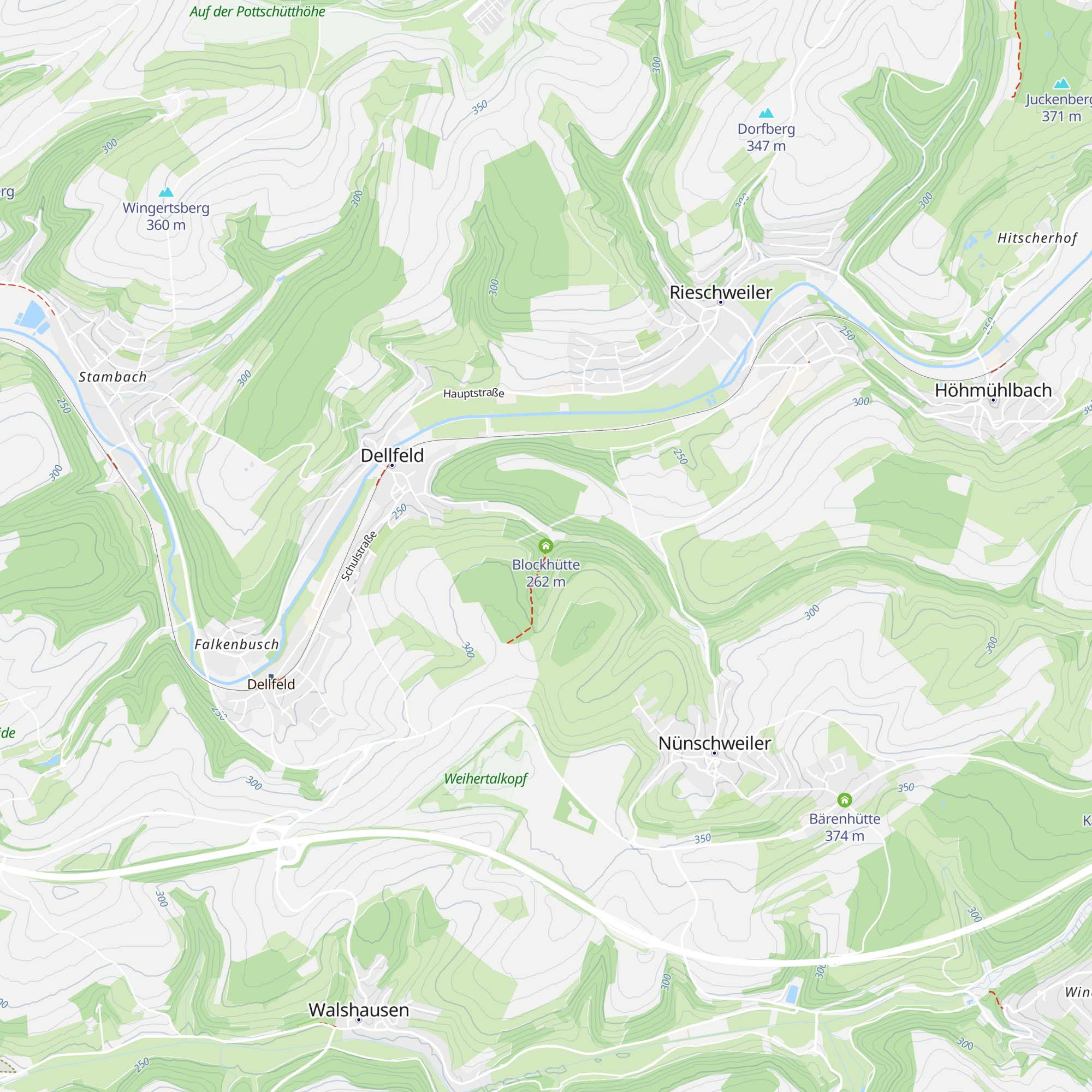 Blockhütte map