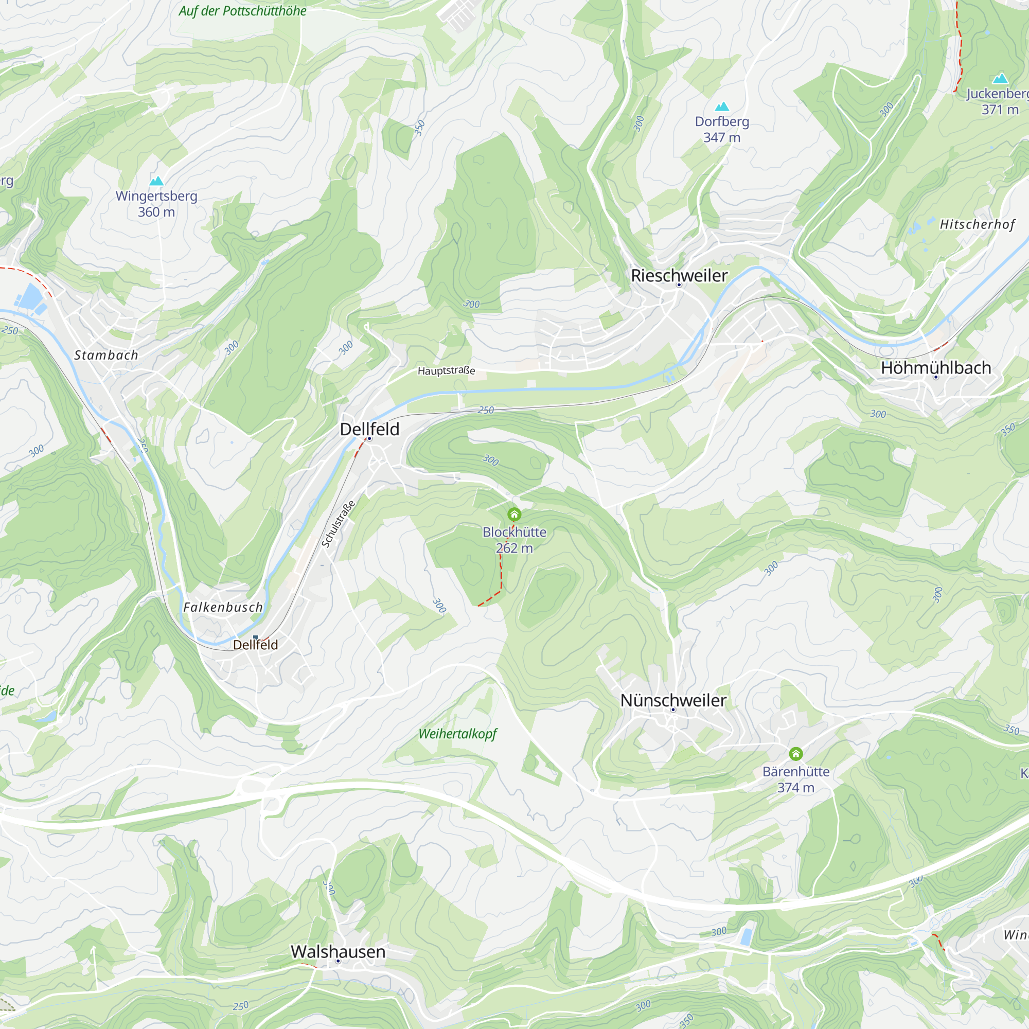 Blockhütte map