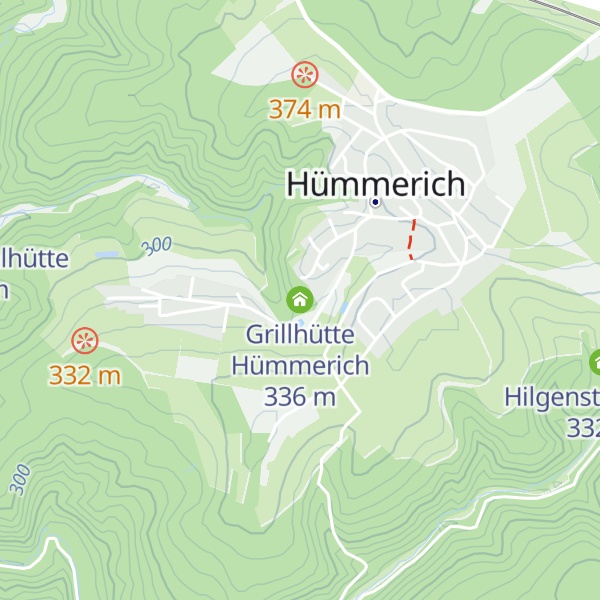 Map of Grillhütte Hümmerich