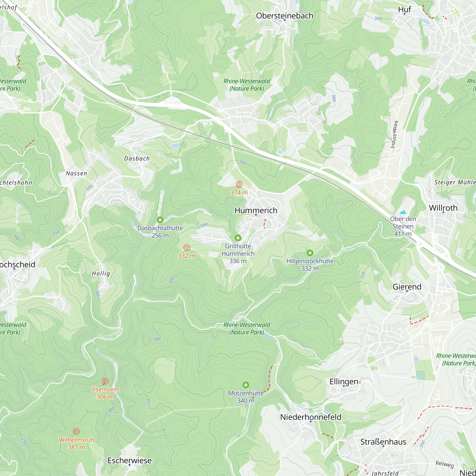 Grillhütte Hümmerich map