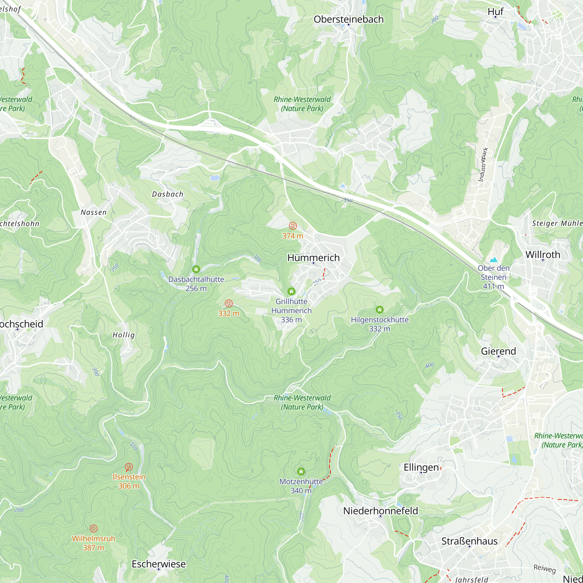 Grillhütte Hümmerich map