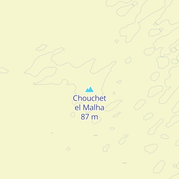 Map of Chouchet el Malha