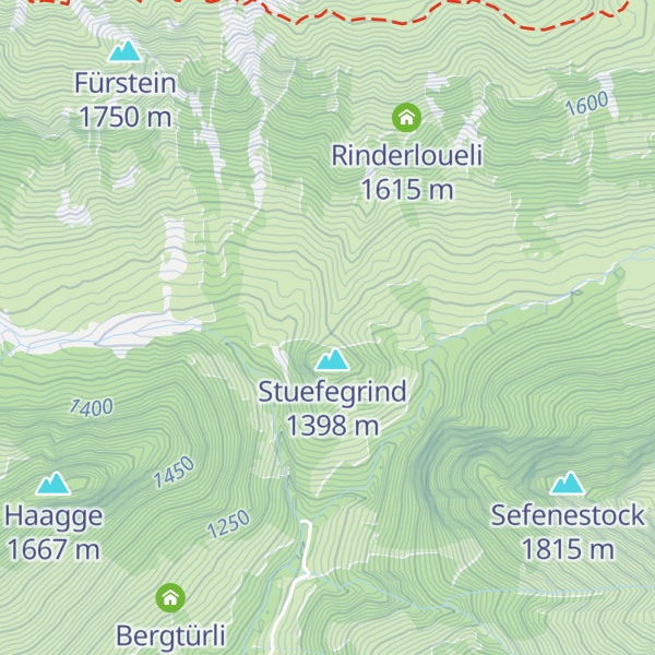 Map of Zügegg