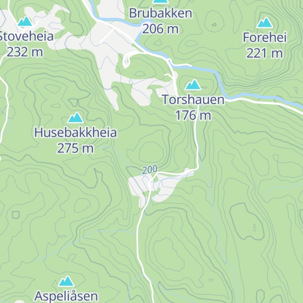 Map of Bjelkebakken